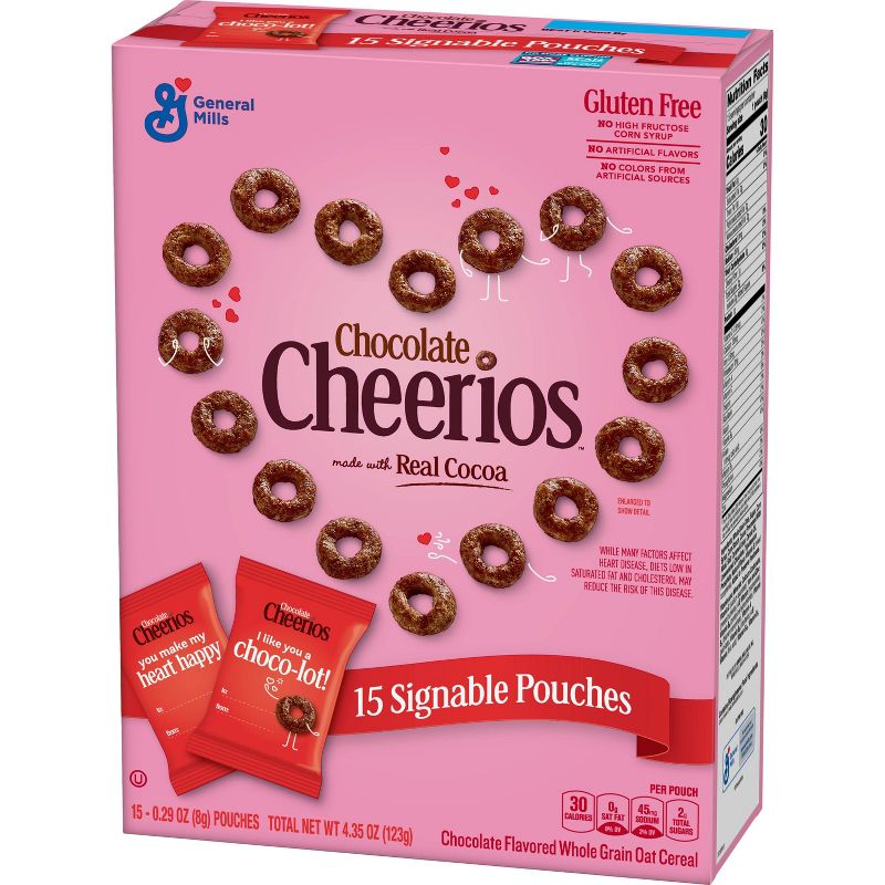 Valentine's Chocolate Cheerios Multipack - 4.5oz