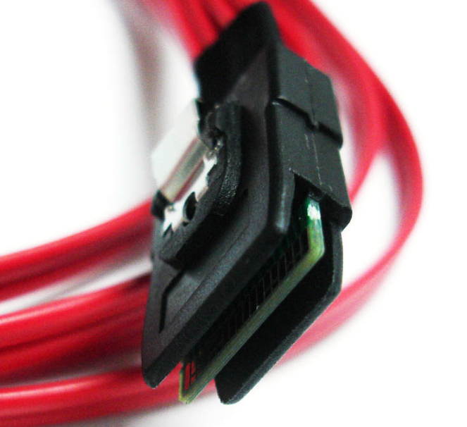 AYA 24" (2 Feet) 4 SATA (Serial ATA) 7-Pin to Mini SAS SFF-8087 36-Pin Reverse Breakout Cable Red AYA-SFF8087-RB