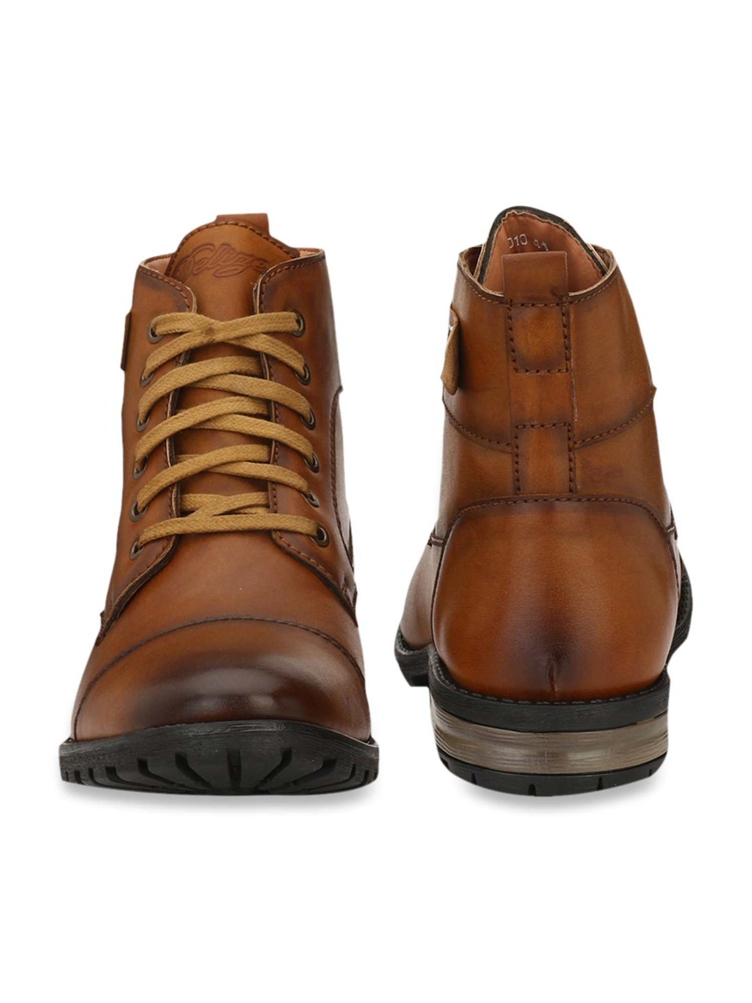 Delize Men's Tan Derby Boots
