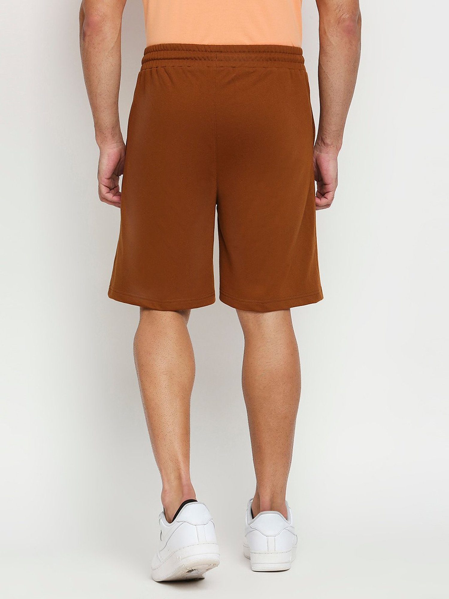 Fitz Brown Slim Fit Shorts