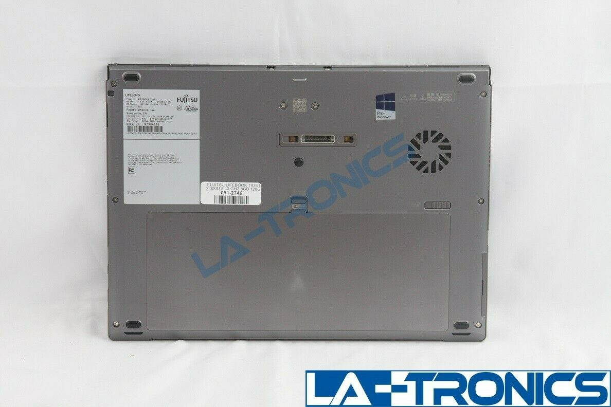Fujitsu 12.5" Lifbook T935 i5-5200U 2.20 GHZ 4GB 128GB SSD Windows 10 Pro *READ* ( Charger not included )
