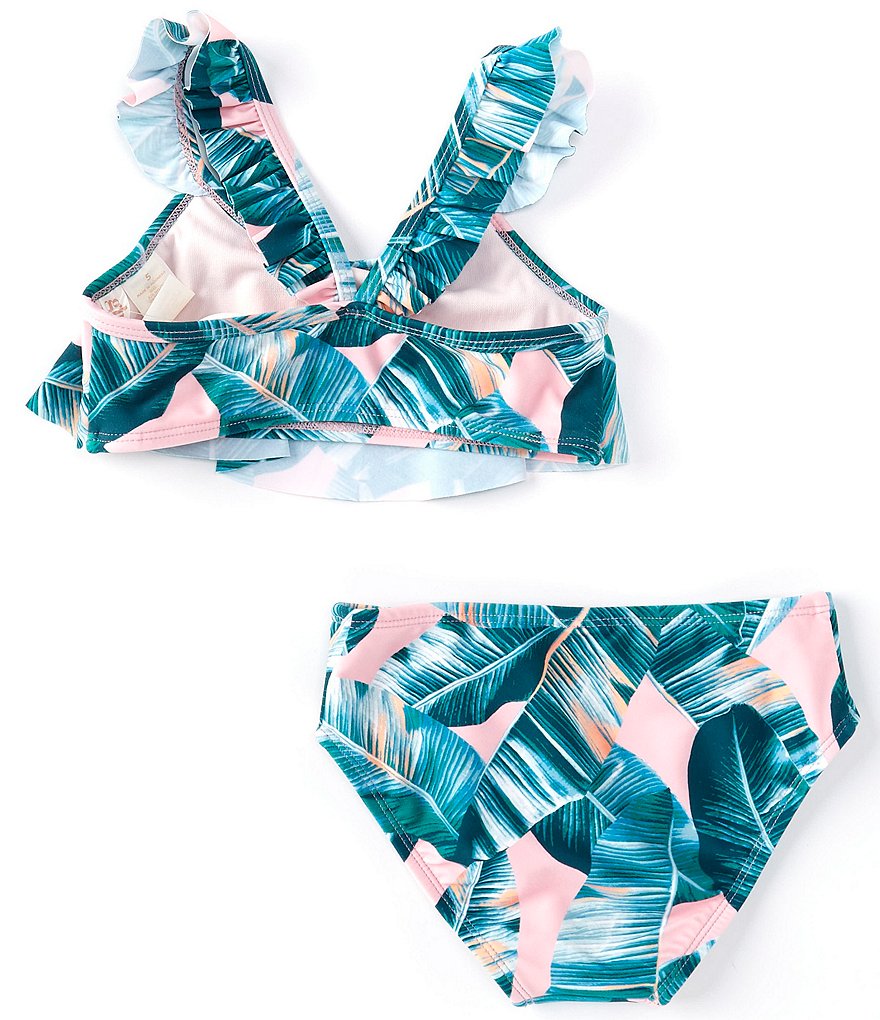 GB GB Girls Little Girls 2T-6X New Havana Two-Piece Swimsuit