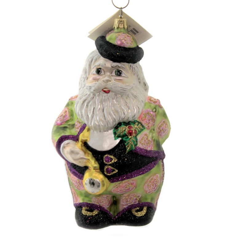 Larry Fraga Bursting W/ Pride Ornament Christmas Santa Floral  -  Tree Ornaments