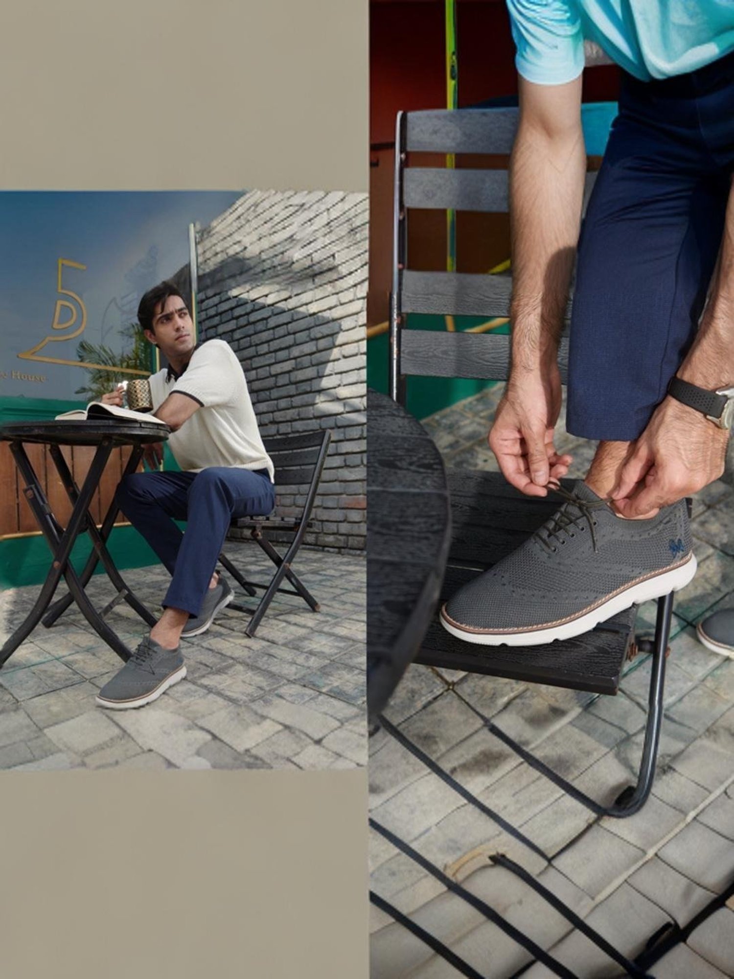 Neemans Men's Grey Casual Sneakers