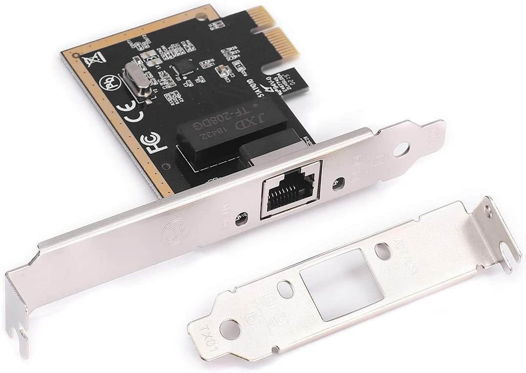 Realtek RTL8111H Upgraded RTL8111E PCI-E x1 10/100/1000M Gigabit Ethernet Adapter Network Controller Card PC