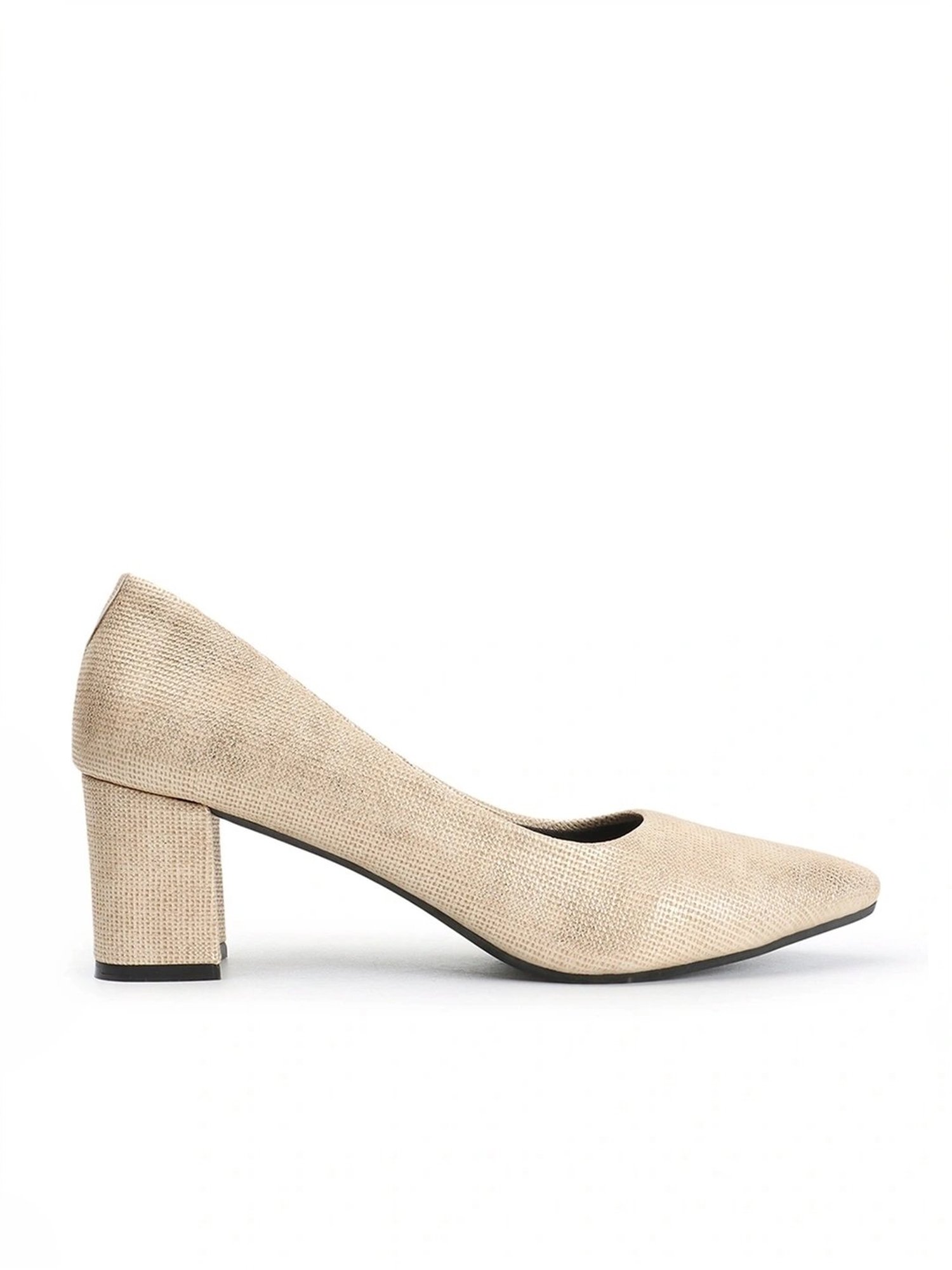 Carlton London Women's Gold Casual Pumps