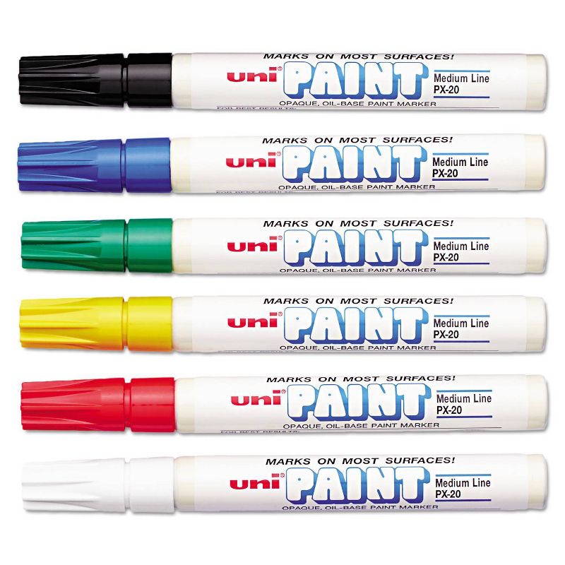 Sanford 6ct uni-Paint Markers Medium Point - Multicolor