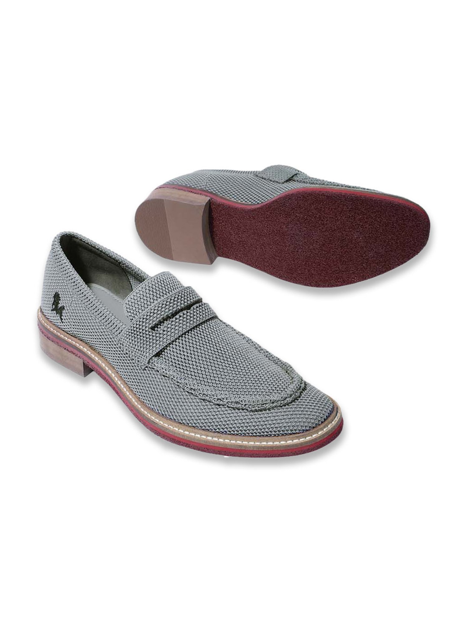 Neemans Men's Steel Grey Casual Loafers