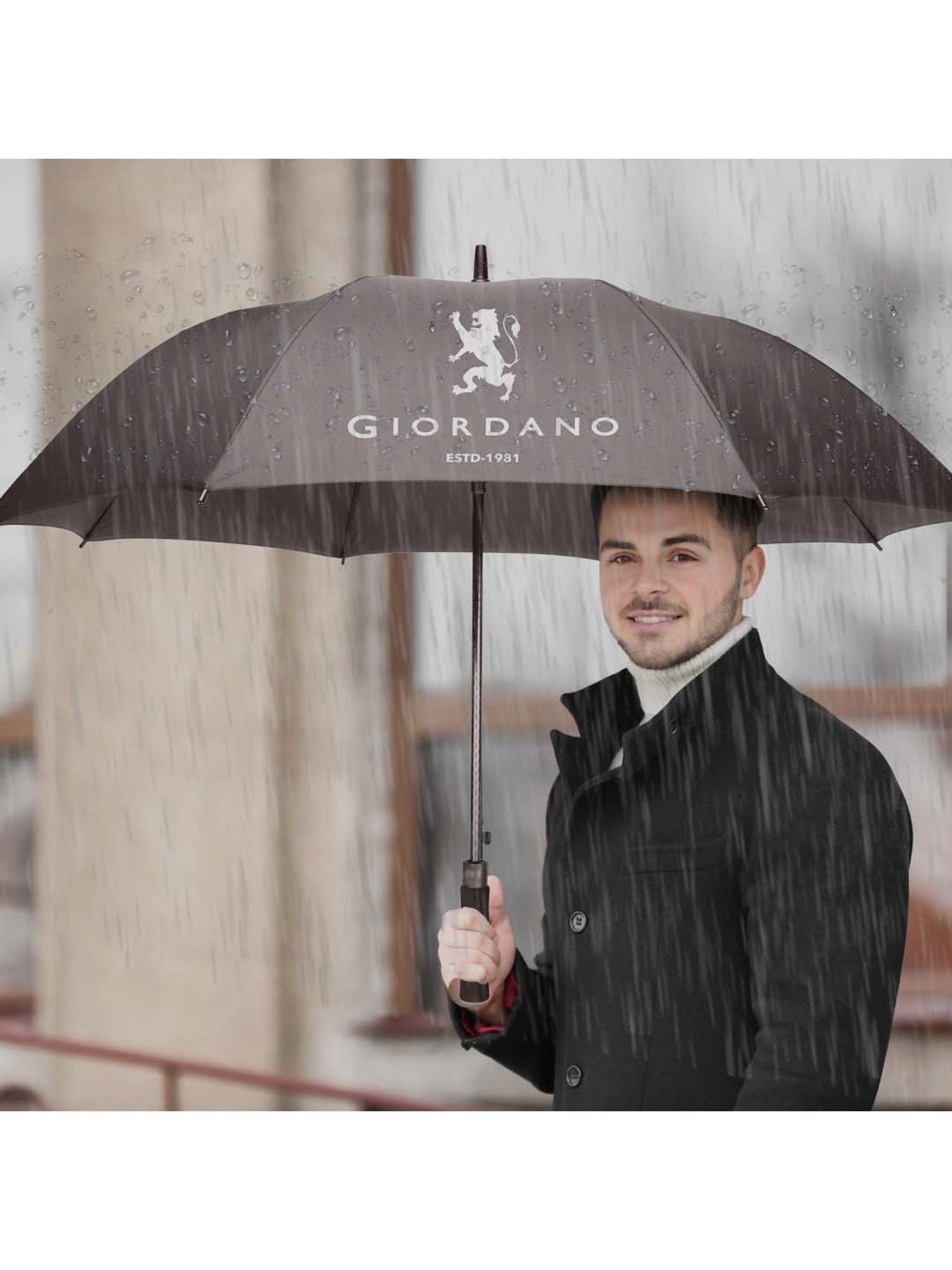 Giordano Grey Logo Umbrella