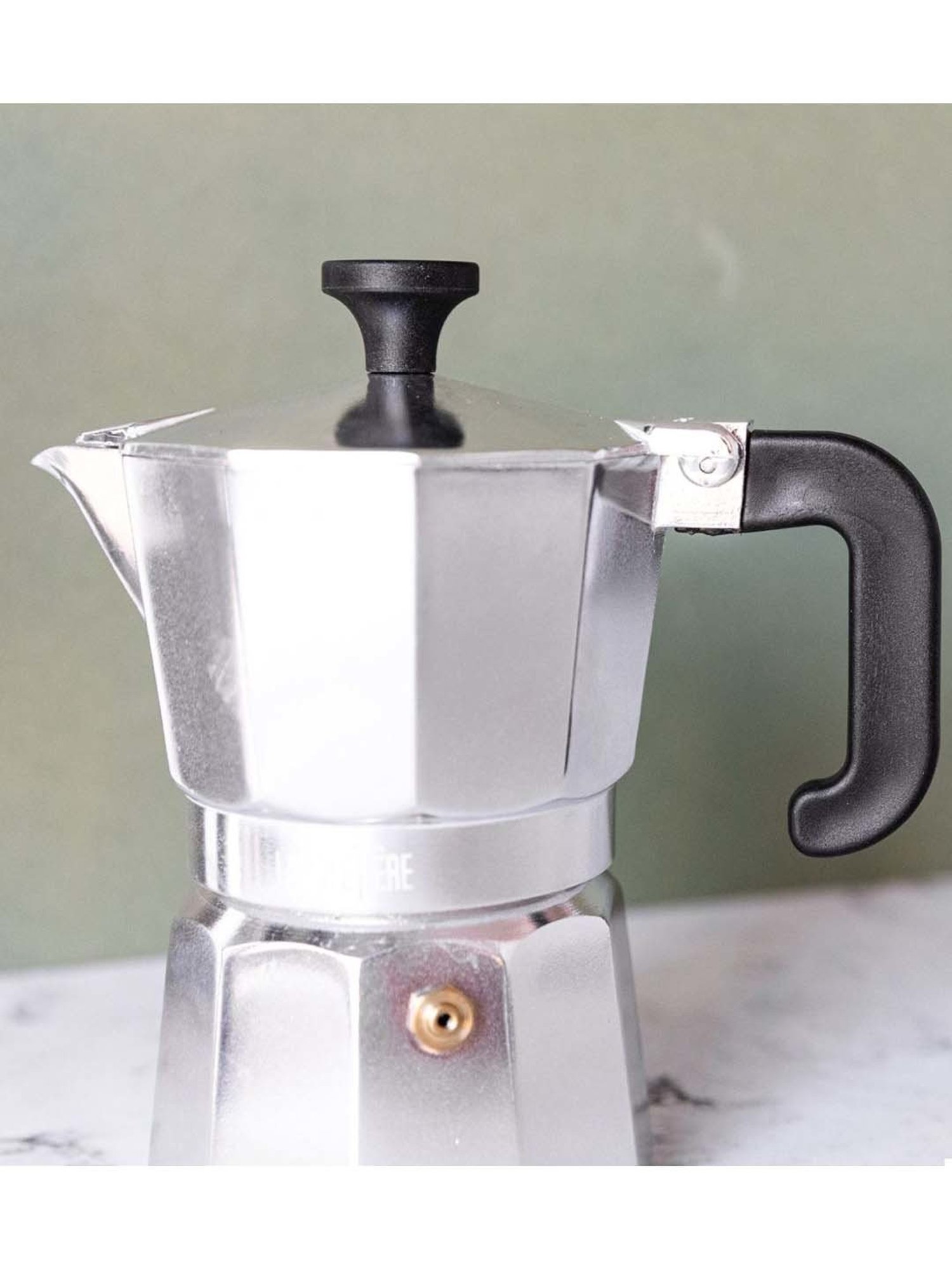 La Cafetiere Silver Aluminium Espresso Maker (0.15 L)