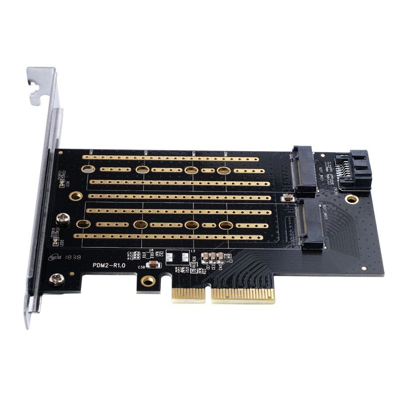 ORICO M.2 NVME to PCI-E Adapter, M2 SSD to PCI-e 3.0 x4 Host Controller Expansion Card with Low Profile Bracket, Support M Key Solid State Drive