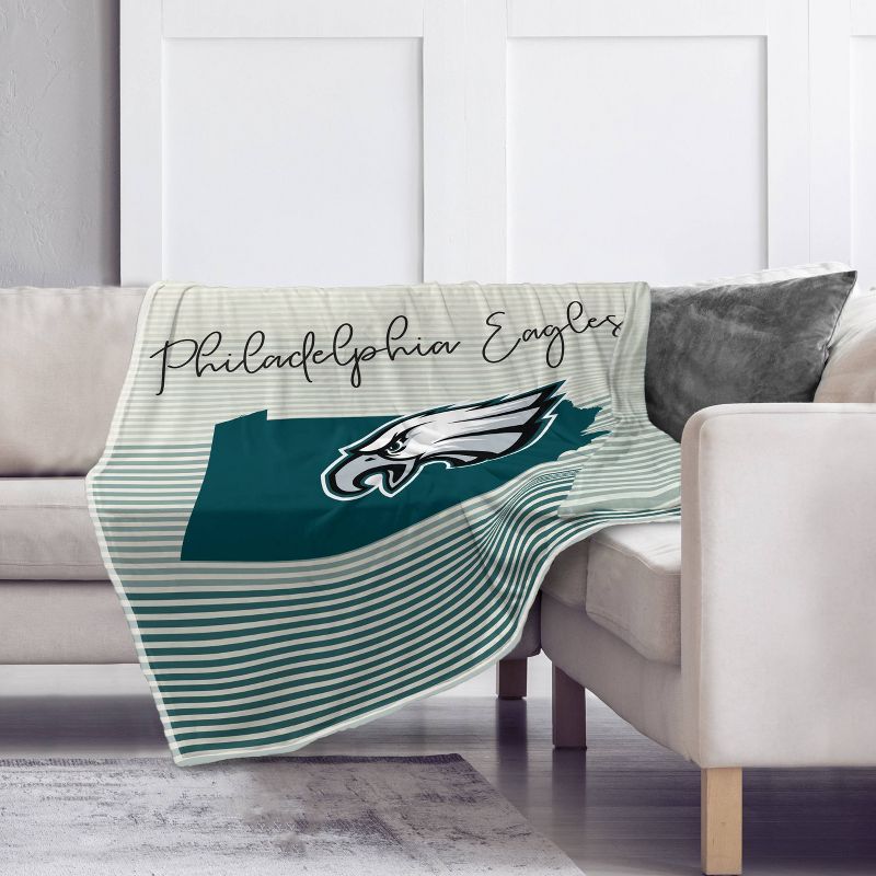 NFL Philadelphia Eagles Ultra Fleece State Stripe Blanket