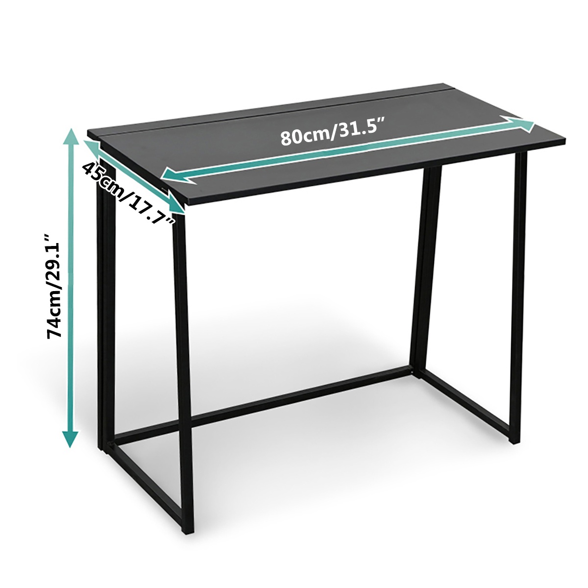 Foldable Computer Desk PC Laptop Table Study Workstation Wood Home Office 32"