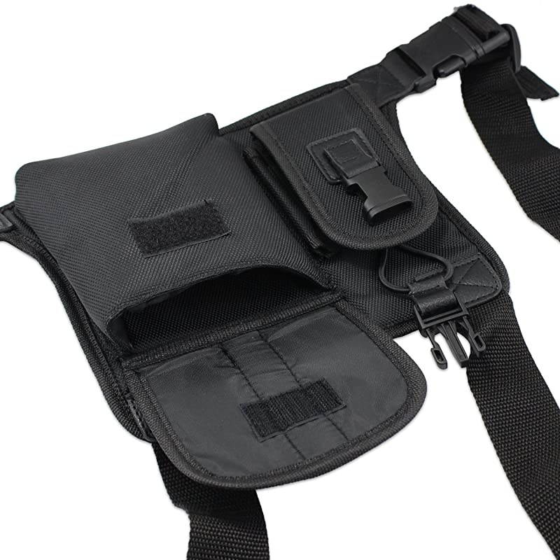 Radio Chest Harness Chest Front Pack Pouch Holster Vest Rig for Two Way Radio Walkie Talkie(Rescue Essentials)