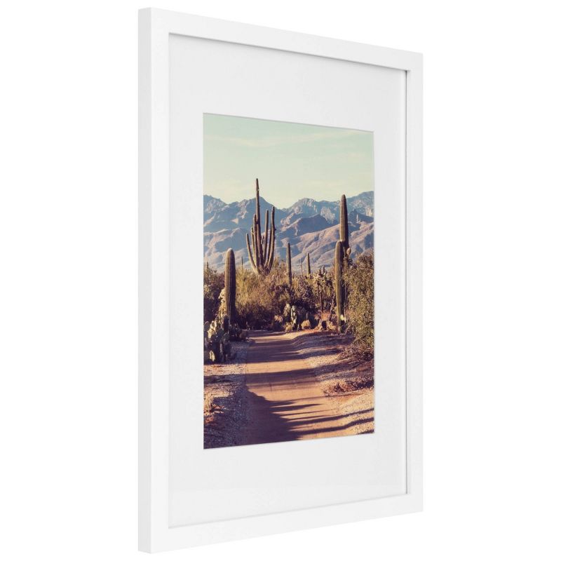 9pc Gallery Wall Frame Set with Decorative Art Prints Matted and Float Frames - Gallery Solutions