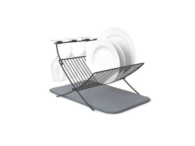 Steel Xdry Dish Drying Rack Gray - Umbra
