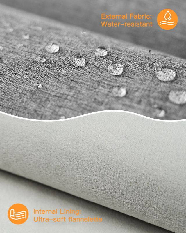 Inateck 15-15.6 Inch 360&deg; Protective Laptop Shoulder Bag Laptop Sleeve Crossbody Bag with Handles, Luggage Strap, Detachable Shoulder Strap, Splash-Resistant Commuting, School, Business, Travel, Gray