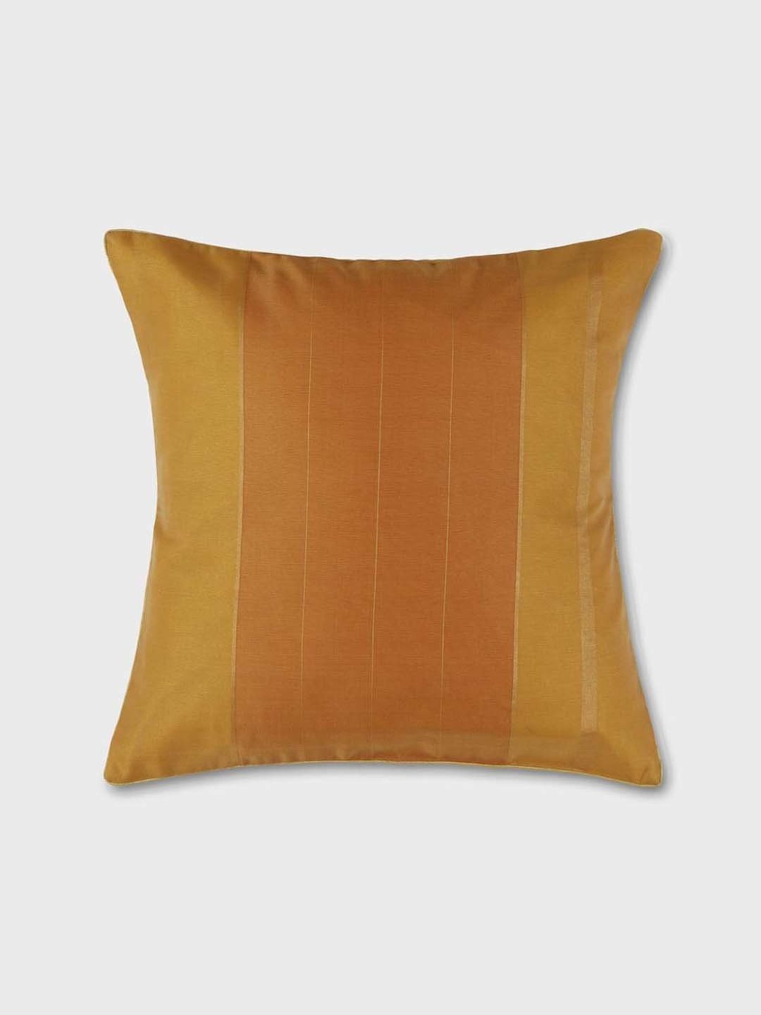 Fabindia Home Udai Mustard Cotton Silk Cushion Cover