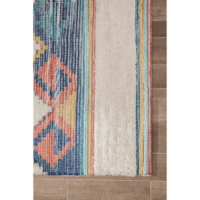 7'6"X9' Geometric Over Tufted Rug - Anji Mountain