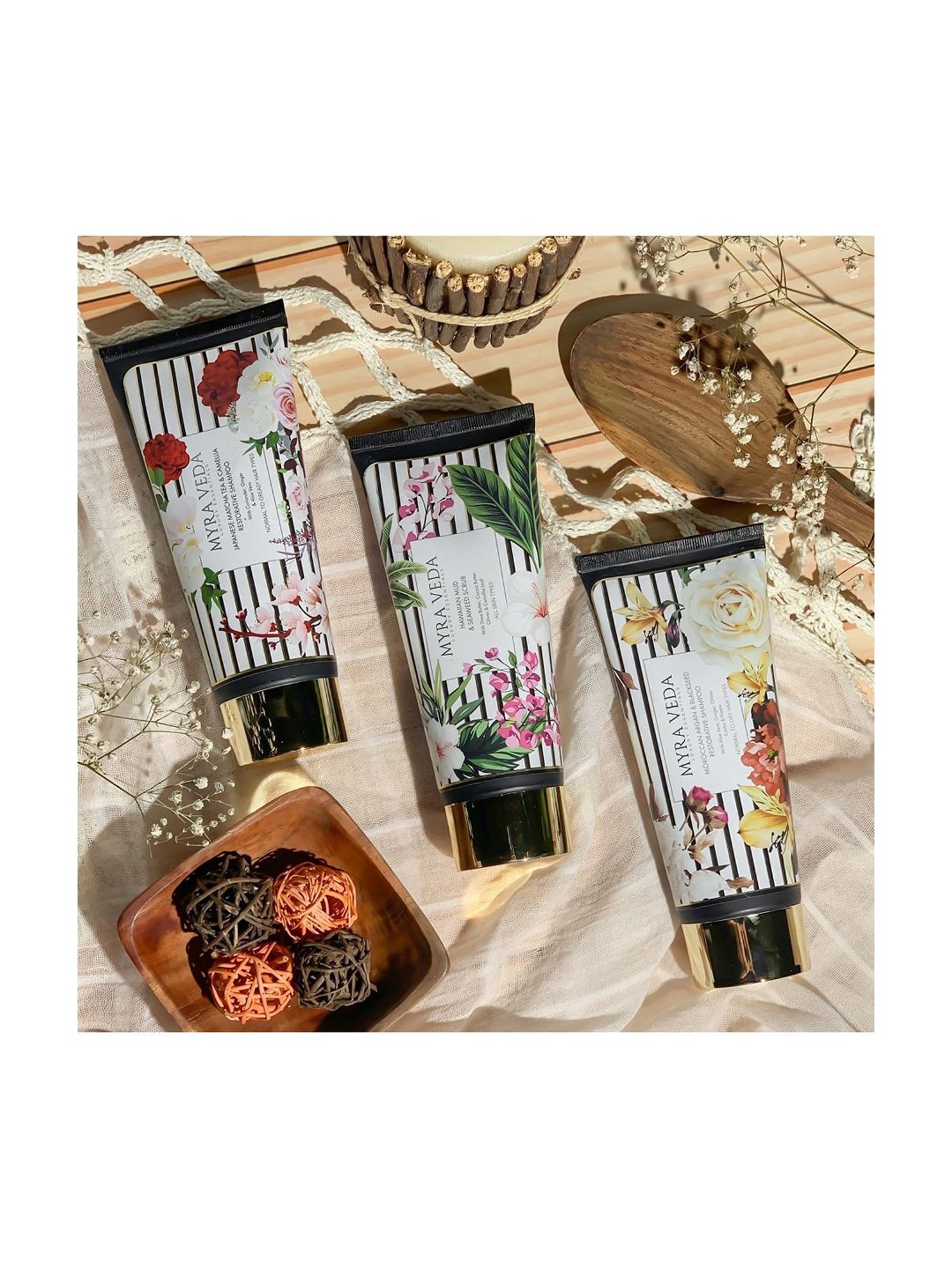 MYRA VEDA LUXURY ESSENTIALS Tropical Goodness Combo - 150 gm