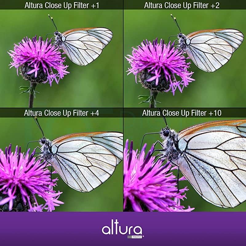 Complete Lens Filter Accessory Kit for Camera Lenses Includes Altura Photo UV CPL ND4 Filter Kit Macro Close Up Kit and Neutral Density Filter Set