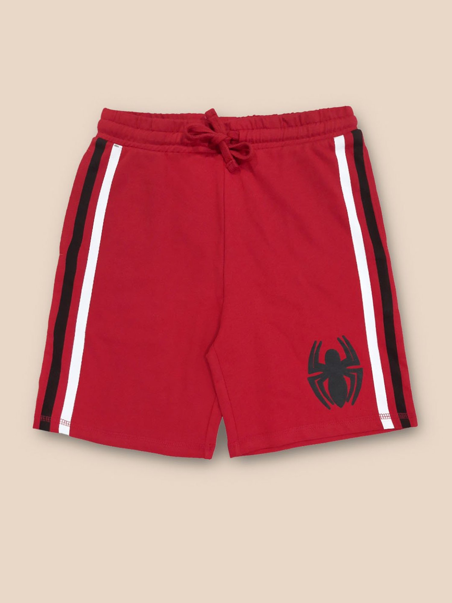 Boysville Red Solid Shorts