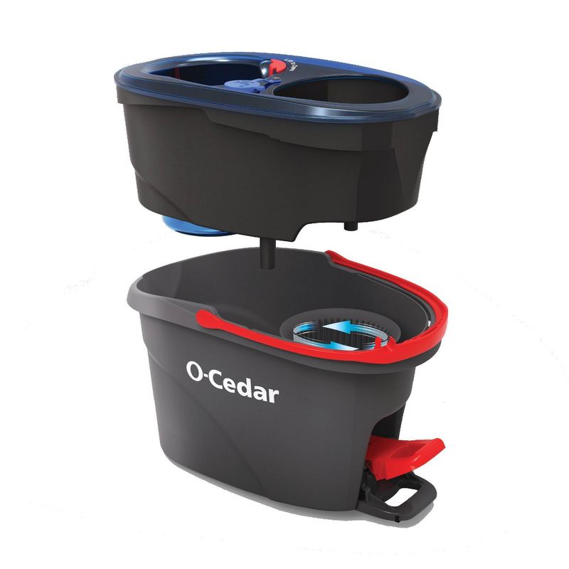 O-Cedar EasyWring Rinse Clean Spin Mop & Bucket