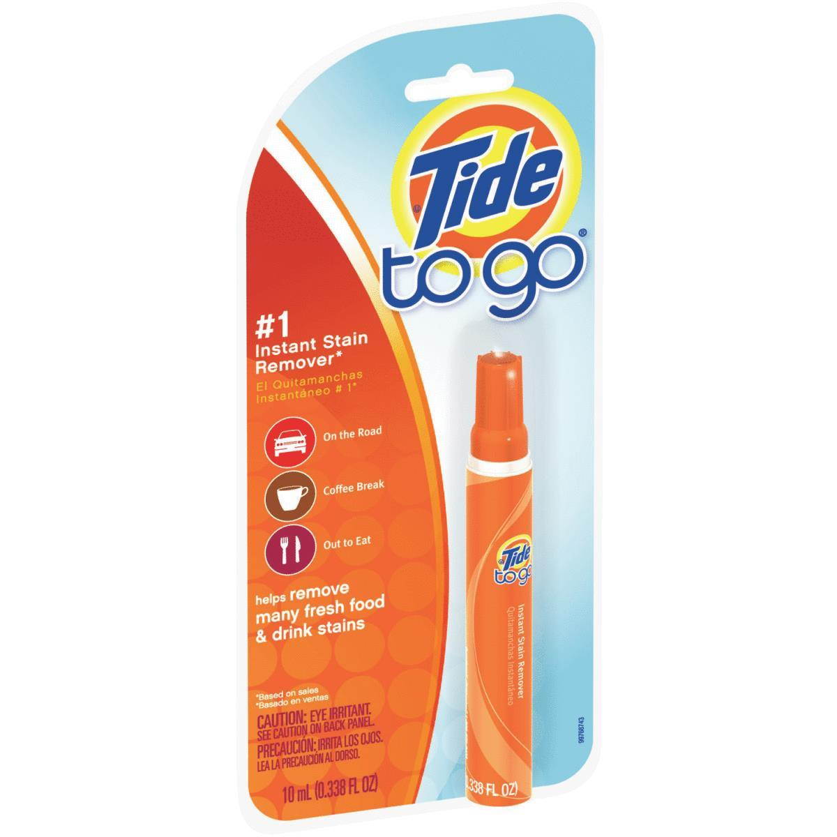 Tide 01870 To Go Stain Remover Pen, .338 oz. Pen
