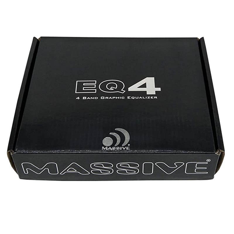 EQ4 Car Equalizer with 4 Band Graphic Equalizer - AUX inputs - 8V Line Driver - 12dB Crossover