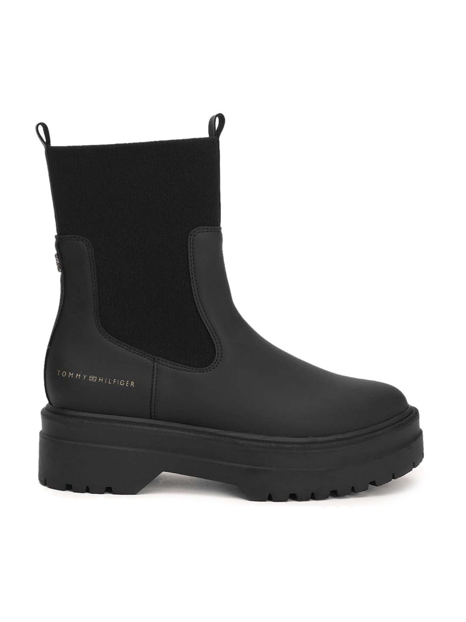 Tommy Hilfiger Women's Black Chelsea Boots