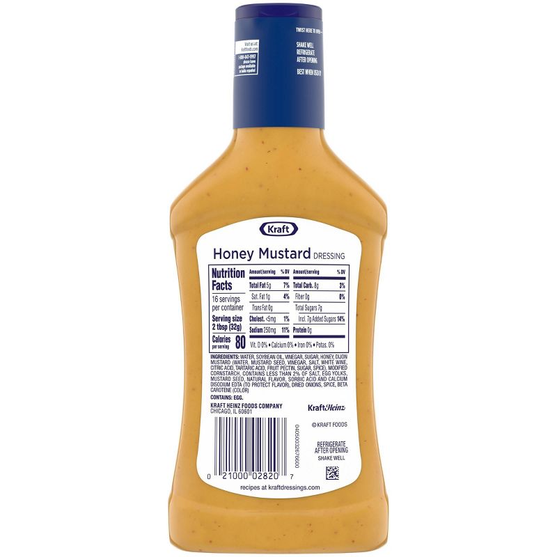 Kraft Honey Mustard Anything Dressing - 16fl oz