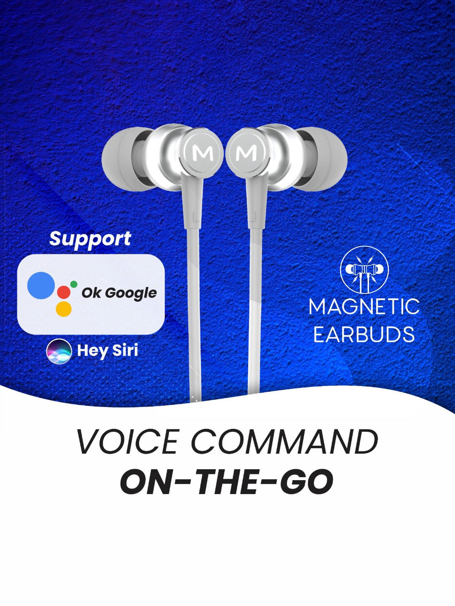 Maxx NX141 Pro In Ear Bluetooth Neckband with Upto 25 Hours Playtime & Fast Charging (Silver)