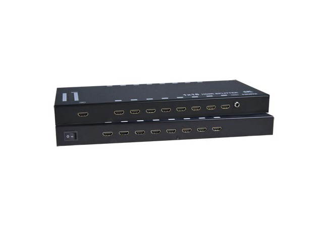 NTI VOPEX-HD4K9GB-16LC 16-Port Low-Cost 4K 9Gbps HDMI Video Splitter w/2-Yr Warranty