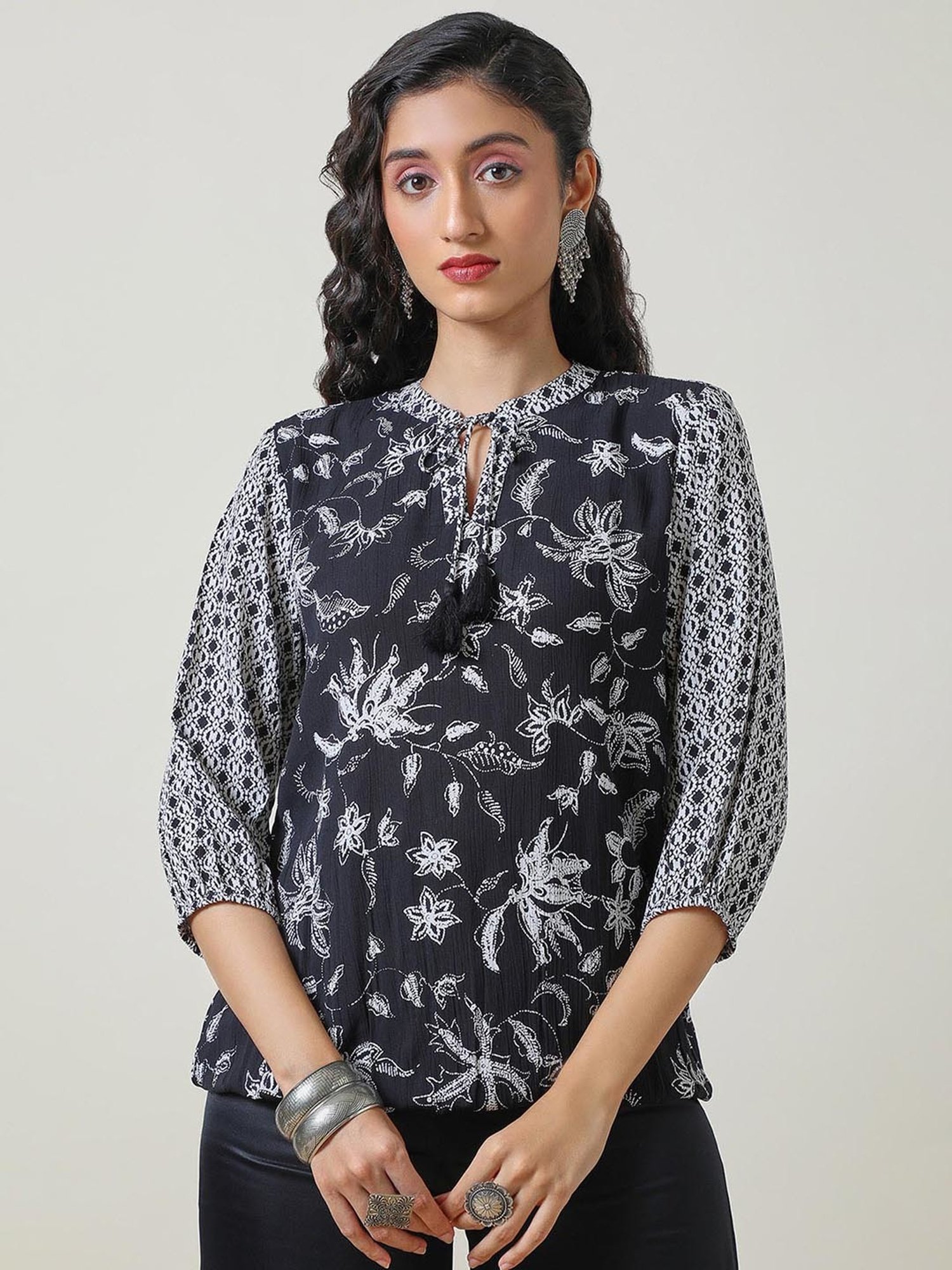 Soch Black Printed Tunic
