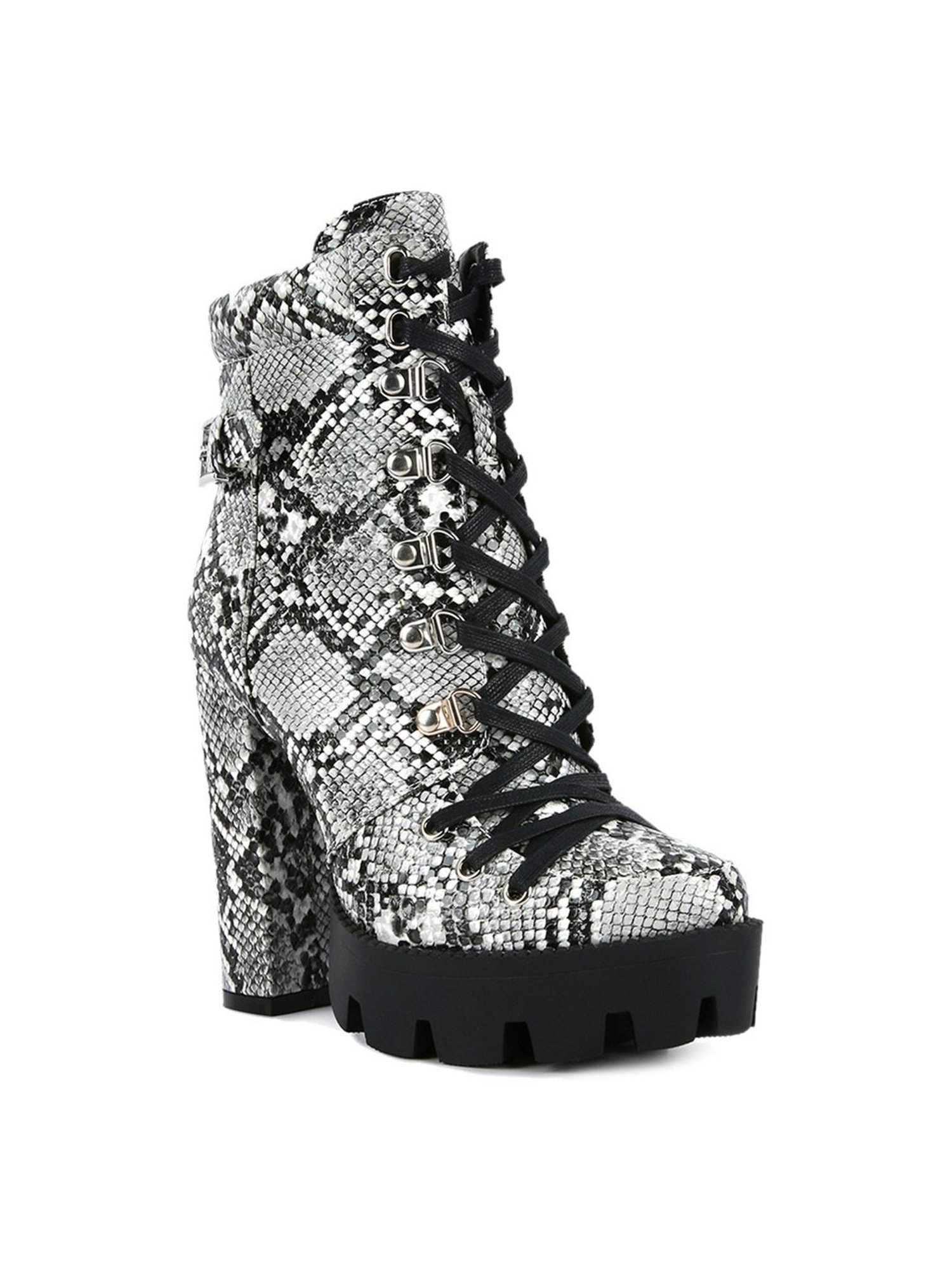 London Rag Women's Black Derby Boots