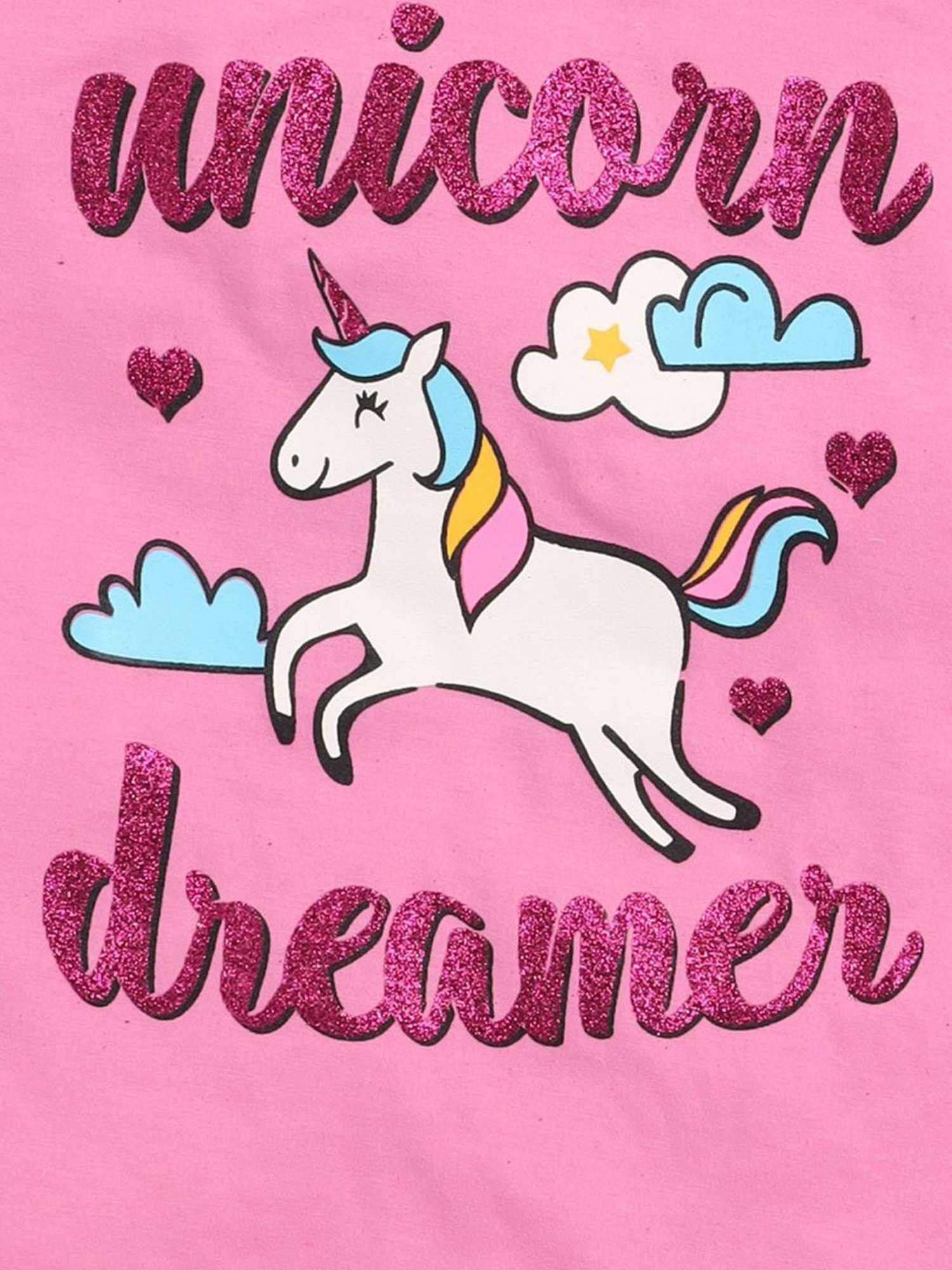 Lazy Shark Kids Pink Printed T-Shirt & Shorts