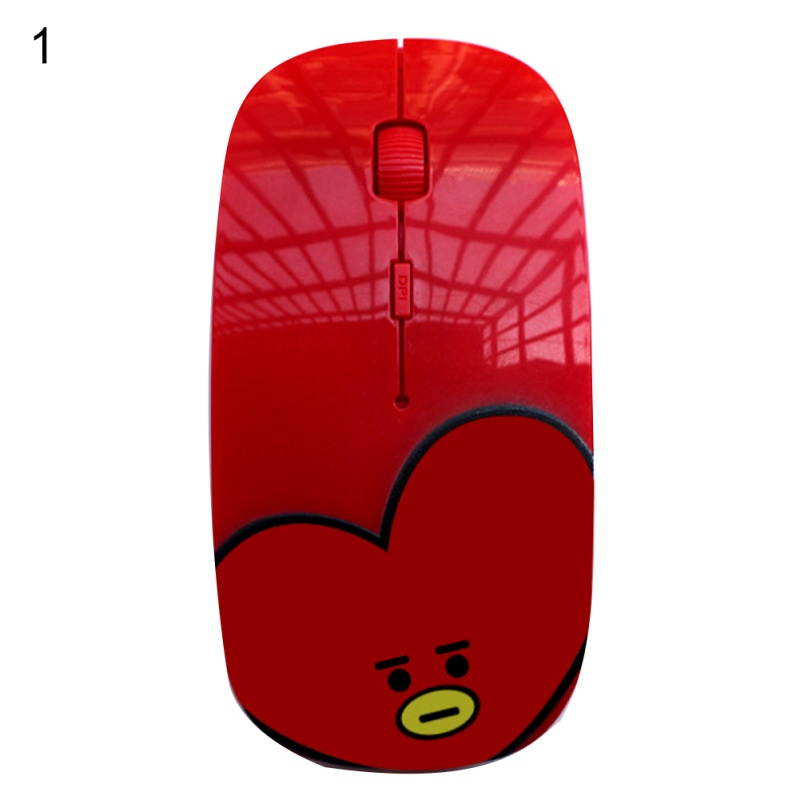 BTS Notebook Desktop Accessory Part Gaming Wireless Mouse for Computer Laptop PC