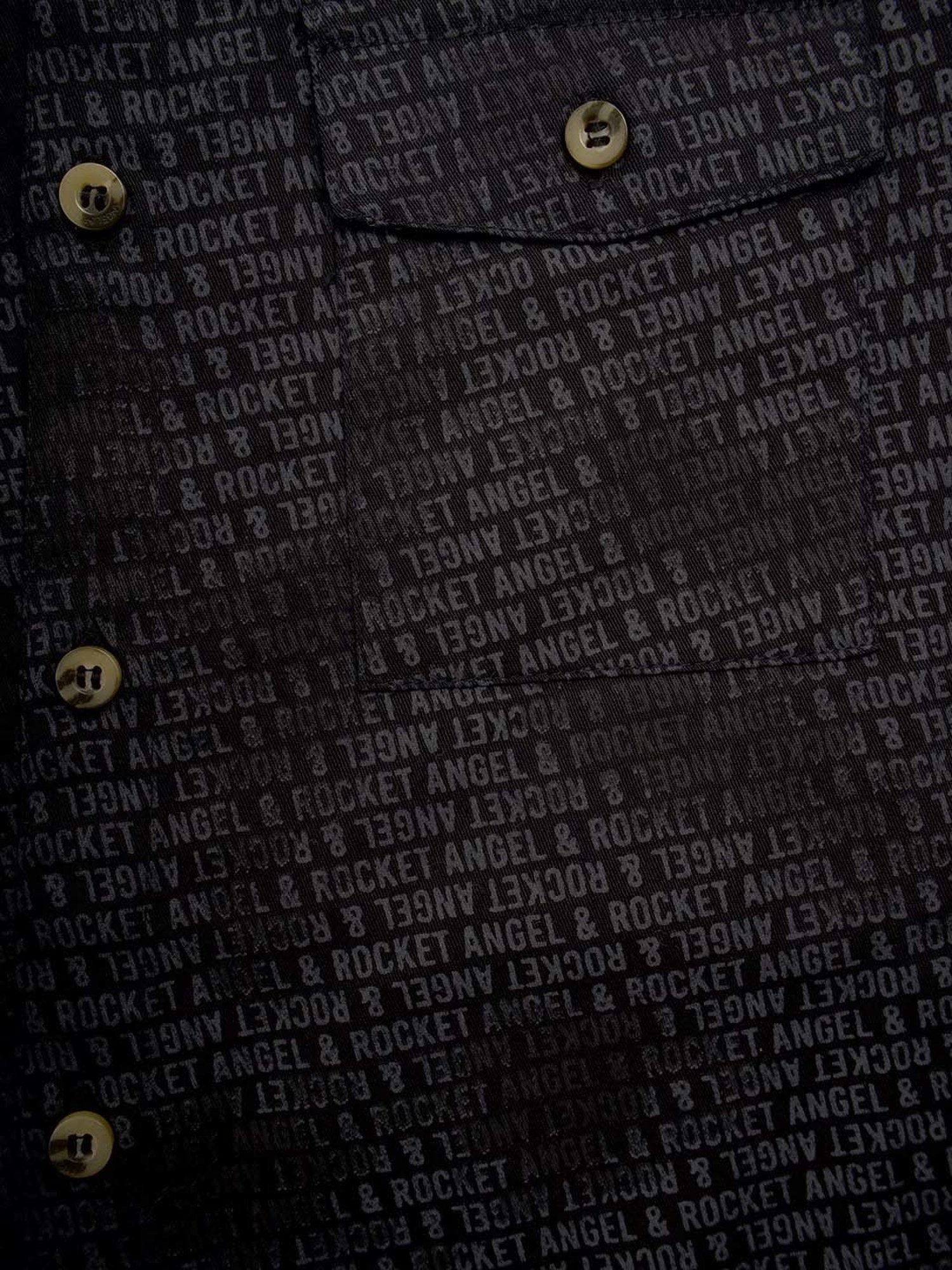 Angel & Rocket Kids Grey Cotton Printed Full Sleeves Shirt