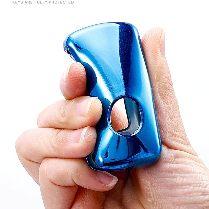 The Best New Premium Soft TPU Half Cover Protection Key Fob Cover With Key Chain Fit For VW Volkswagen Jetta Polo Tiguan Beetle Golf GTIRMK6 5 Santan Passat Flip Key Fob Case