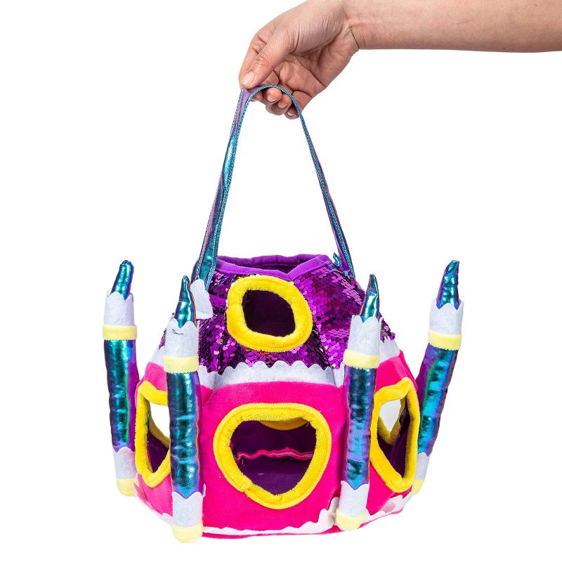 Play-Act Unicorn Castle Plush Toys, 6 Pack