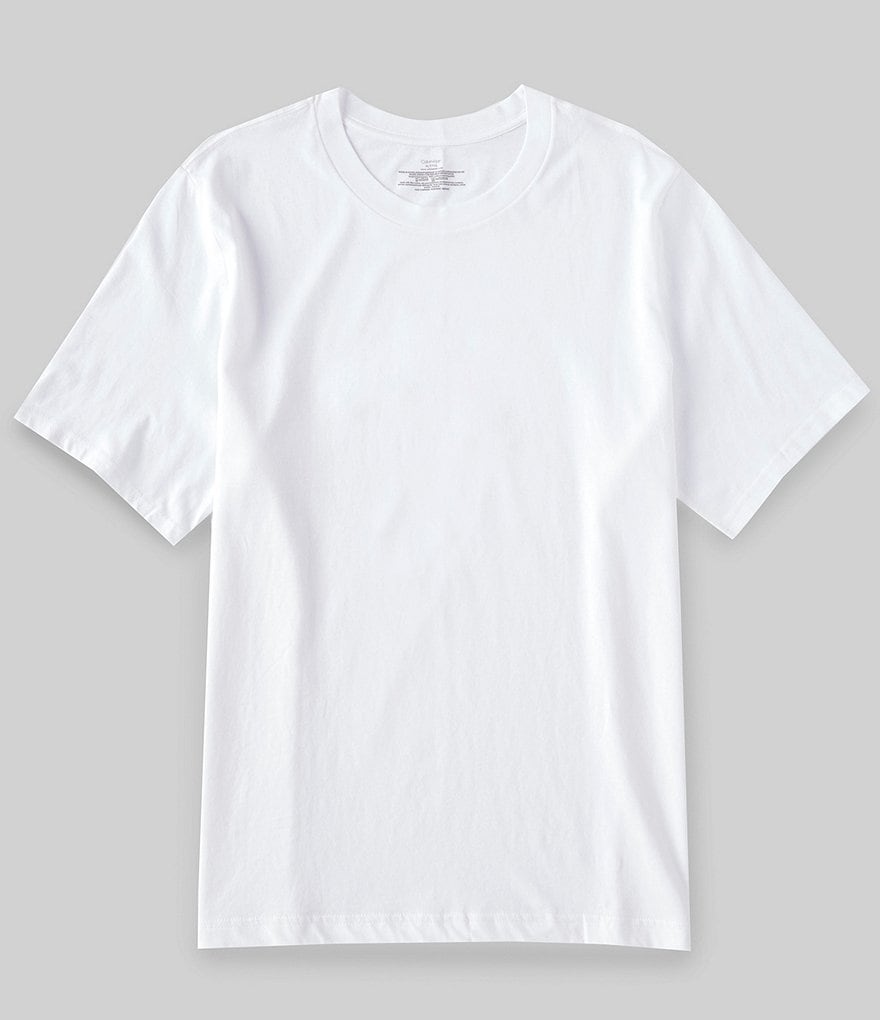 Calvin Klein Big & Tall Cotton Classic Short Sleeve Crew Neck T-Shirts 3-Pack