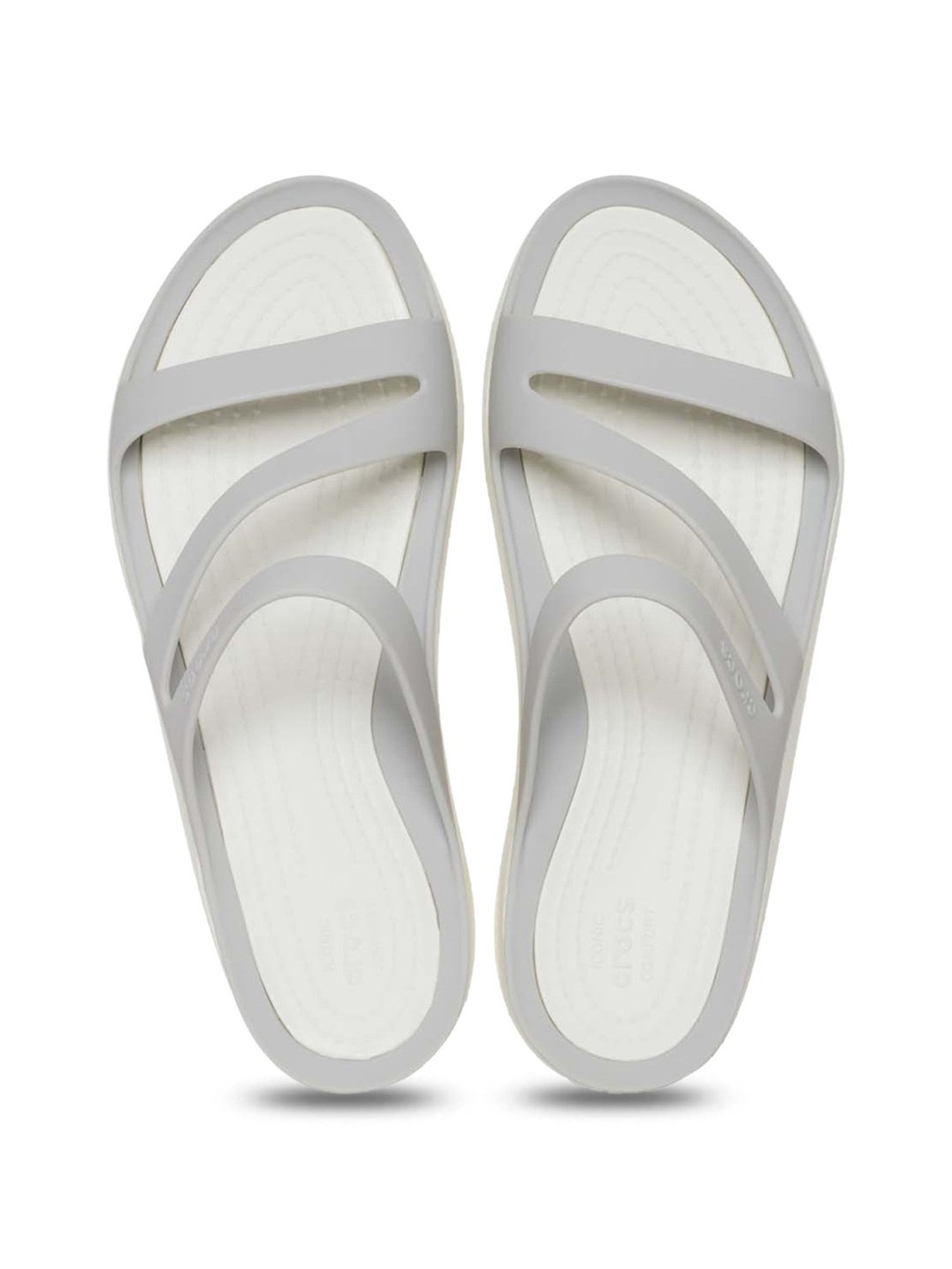 Crocs Women's Swiftwater Grey Casual Sandals