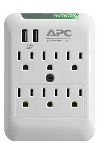 APC by Schneider Electric SurgeArrest Essential 6-Outlet Surge Suppressor/Protector