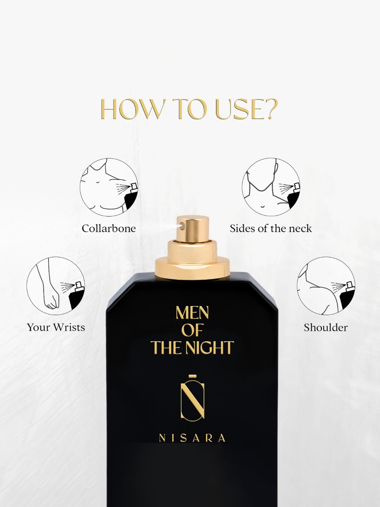 NISARA Men Of The Night Eau de Parfum for Men - 50 ml