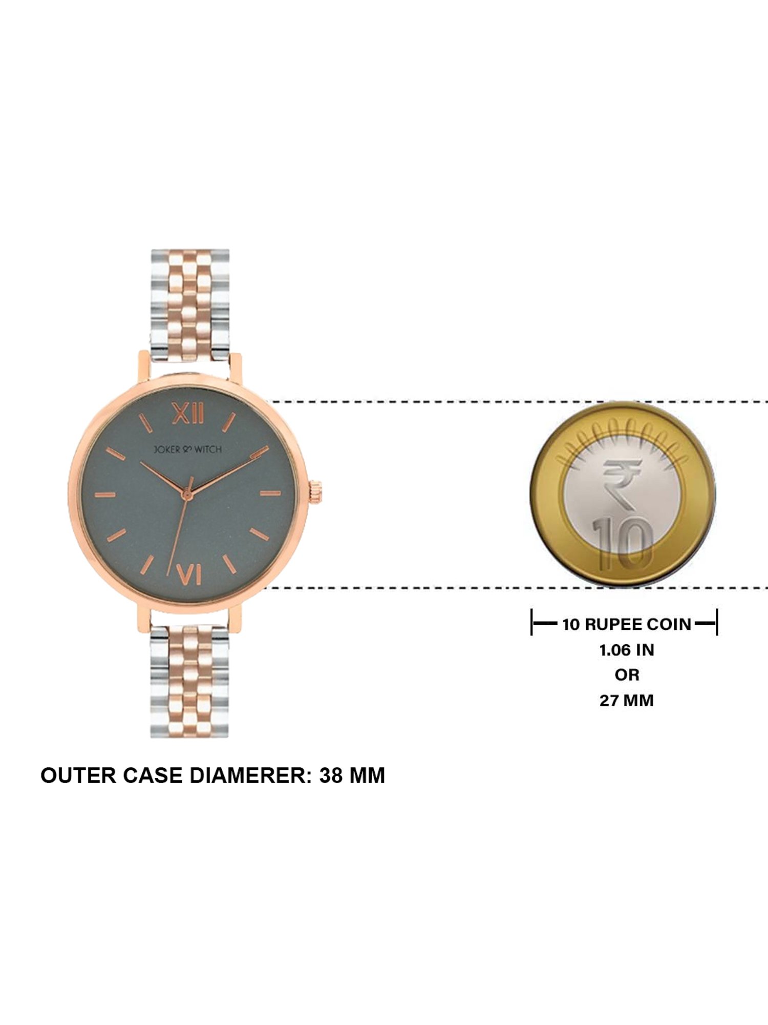 Joker & WItch JWLT543 Analog Watch for Women With Ring, Bracelet