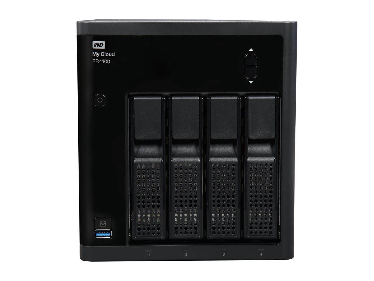 WD 8TB My Cloud PR4100 Pro Series Media Server with Transcoding, NAS - Network Attached Storage