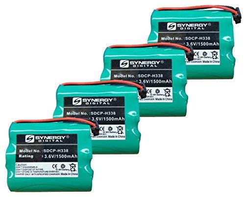 Sanyo GES-PCF02 Cordless Phone Battery Combo-Pack includes: 4 x SDCP-H338 Batteries