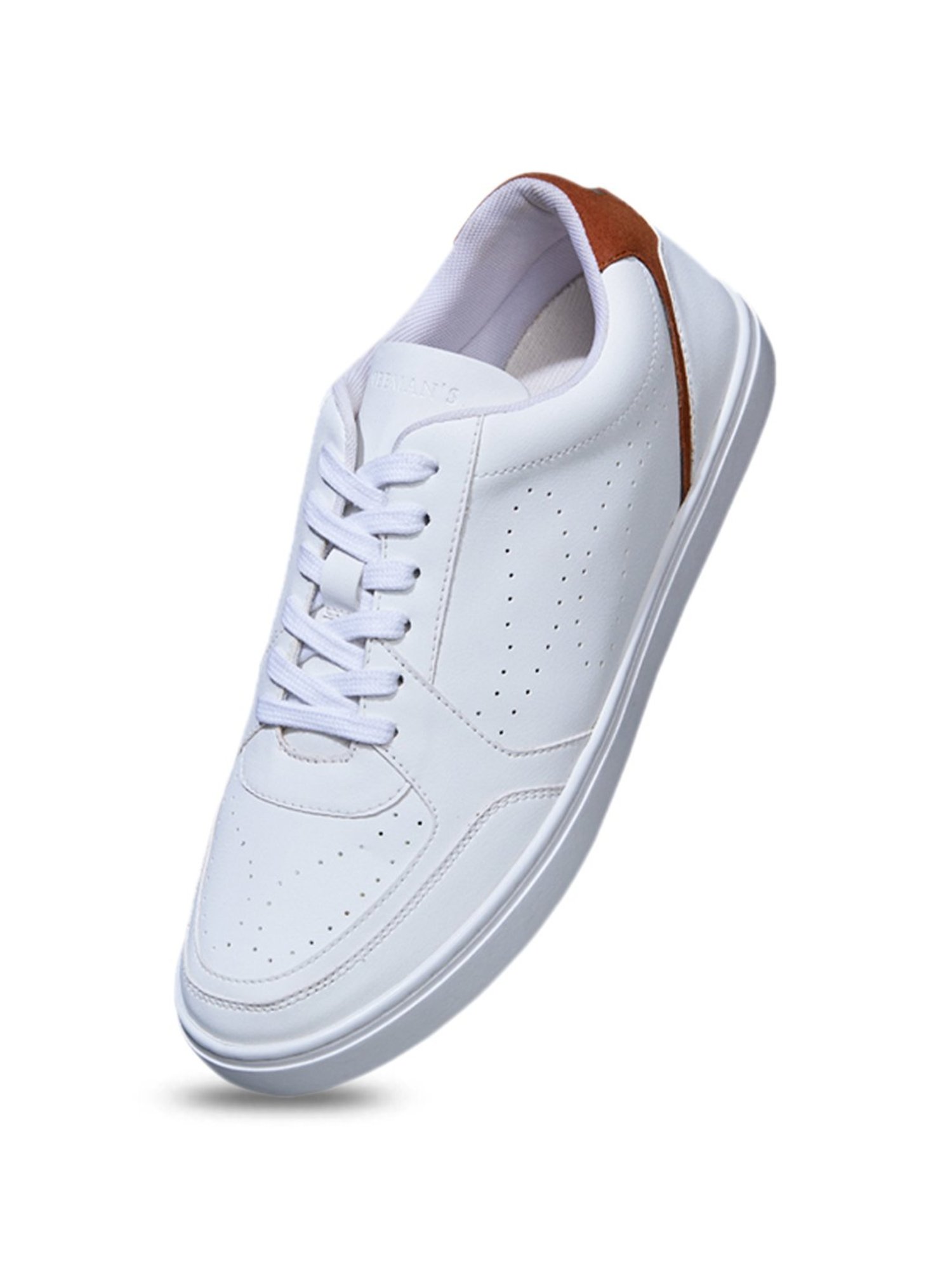 Neemans Men's Pop White Casual Sneakers