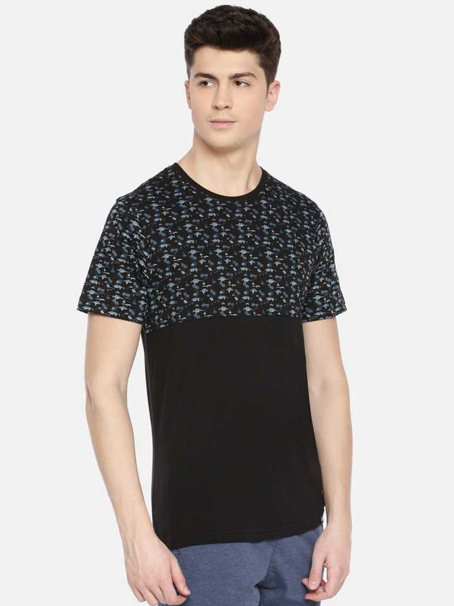 Dollar Mutlicolored Regular Fit Printed T-Shirt (Pack of 2)