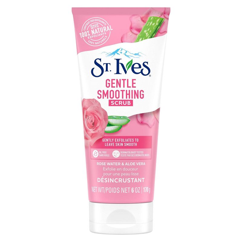 St. Ives Rosewater and Aloe Facial Scrub - 6pk/6oz each